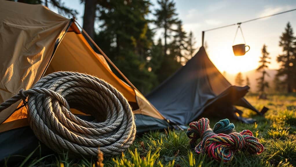 how much camping rope needed