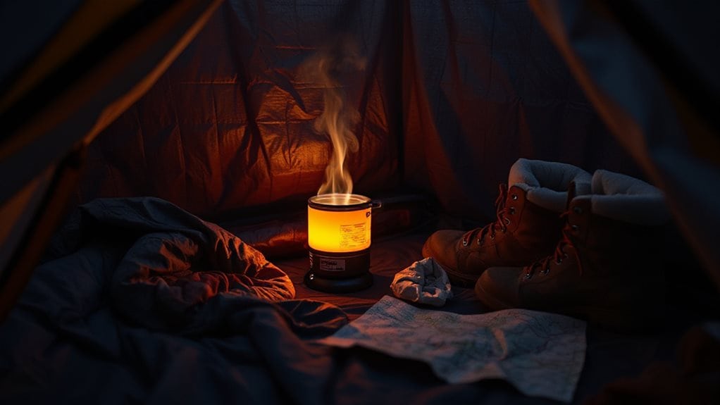 jetboil safety inside tent