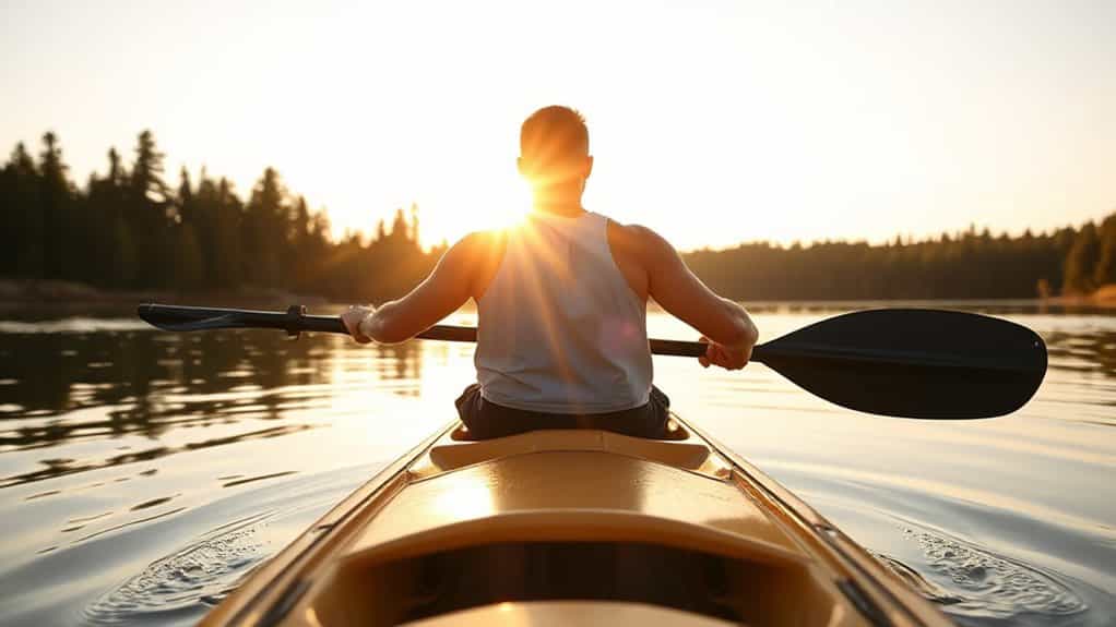 kayak beam based paddle sizing