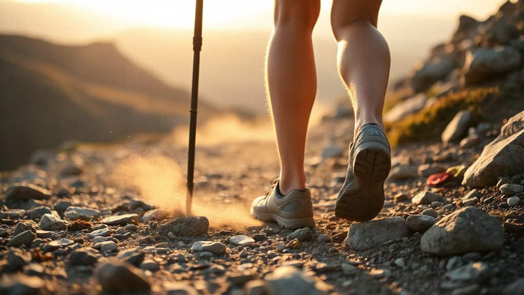 leg cramps during uphill hiking