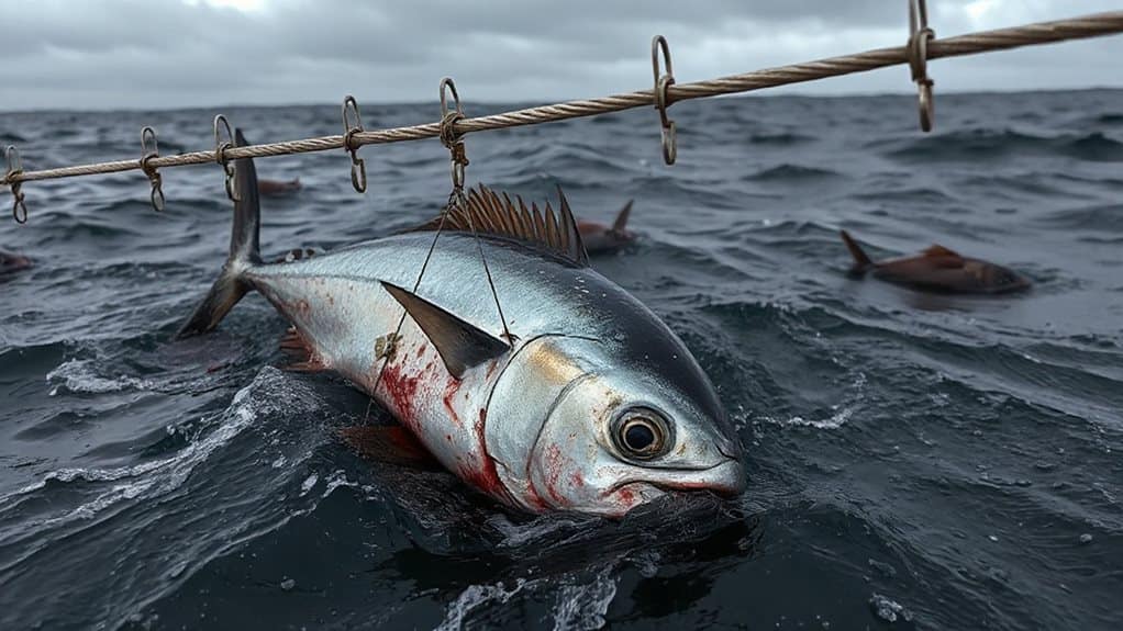longline hooks prolonged fish pain