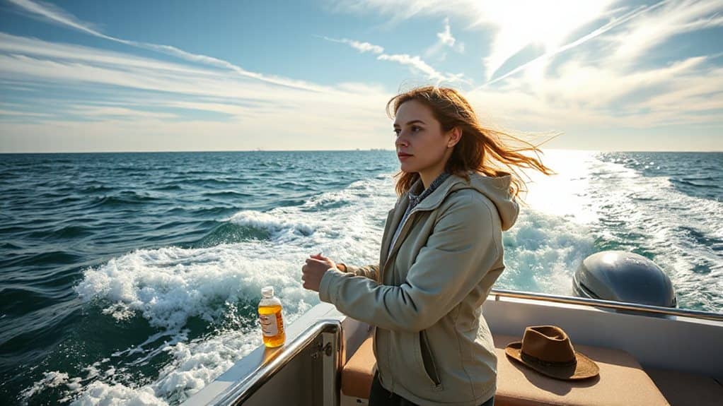 prevent motion sickness at sea