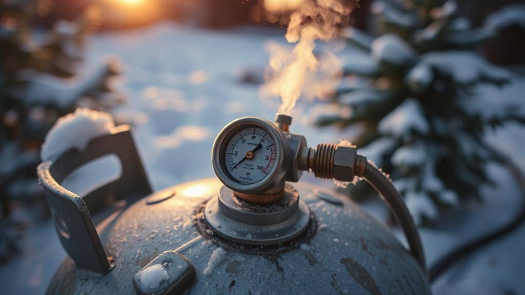 propane won t freeze outdoors