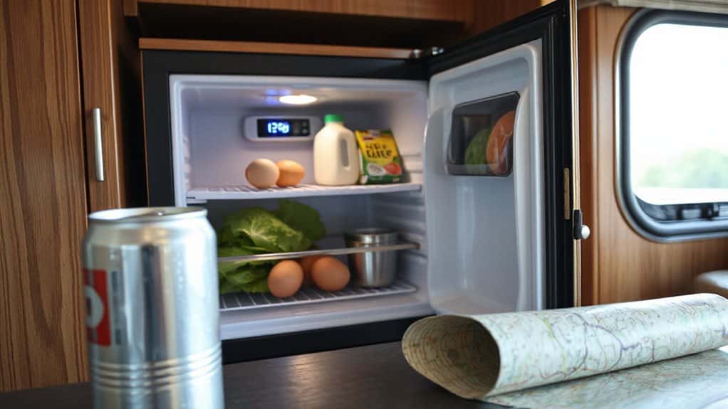 rv fridge optimal temperature range