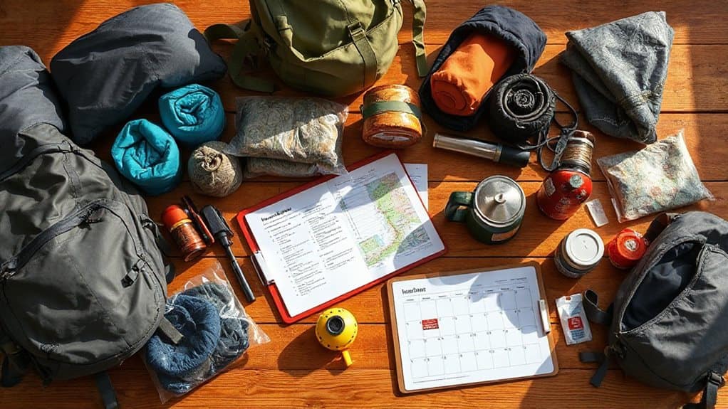 two week camping gear checklist plan