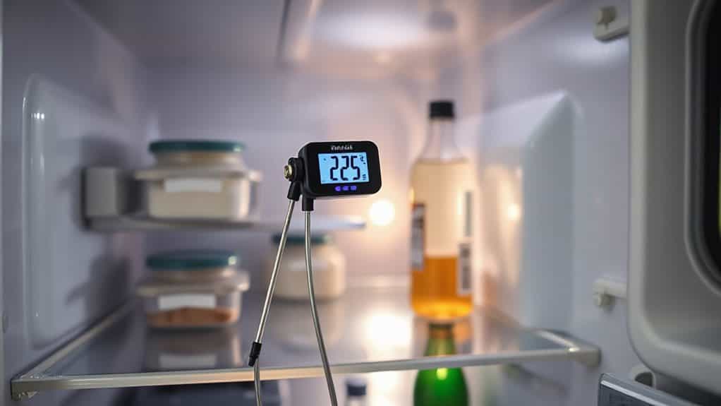 use thermometer check temps