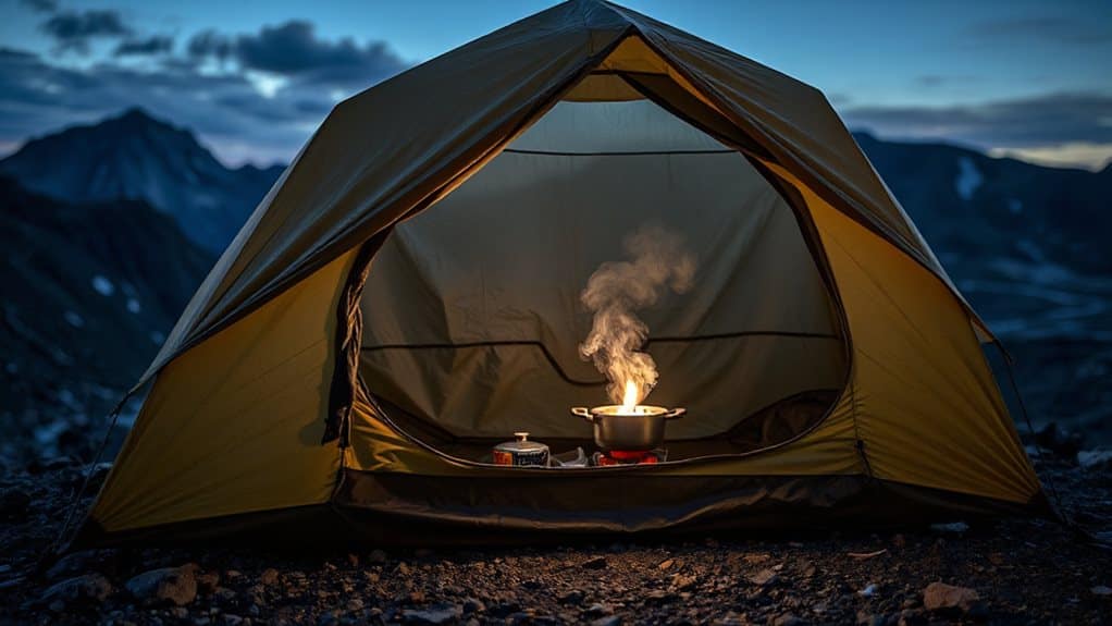 vestibule cooking with ventilation