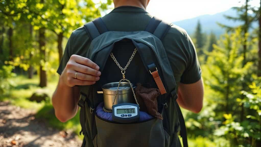 weigh log optimize backpack