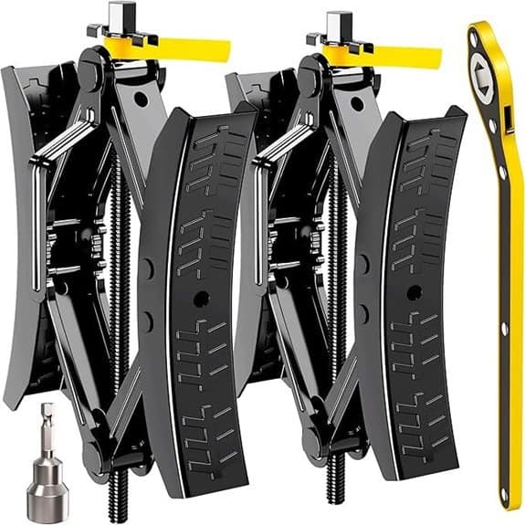 CircleRoad Camper Wheel Chock Stabilizer (2 Sets)