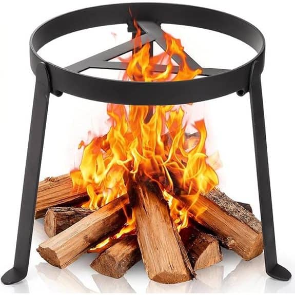 Elsjoy Camping Tripod for Fire Cooking and Dutch Oven