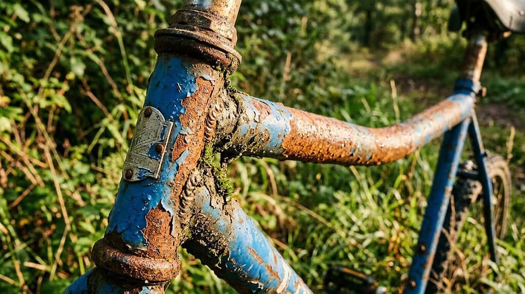 exposure causes bicycle rust