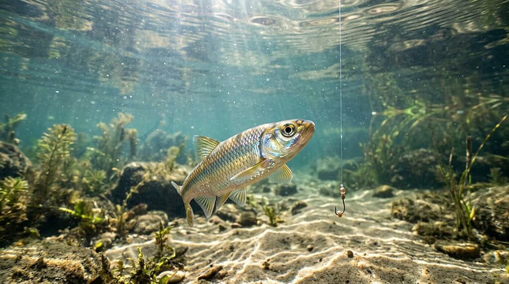 fish ability to see line