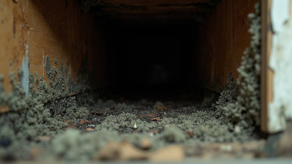 hidden mold growth areas