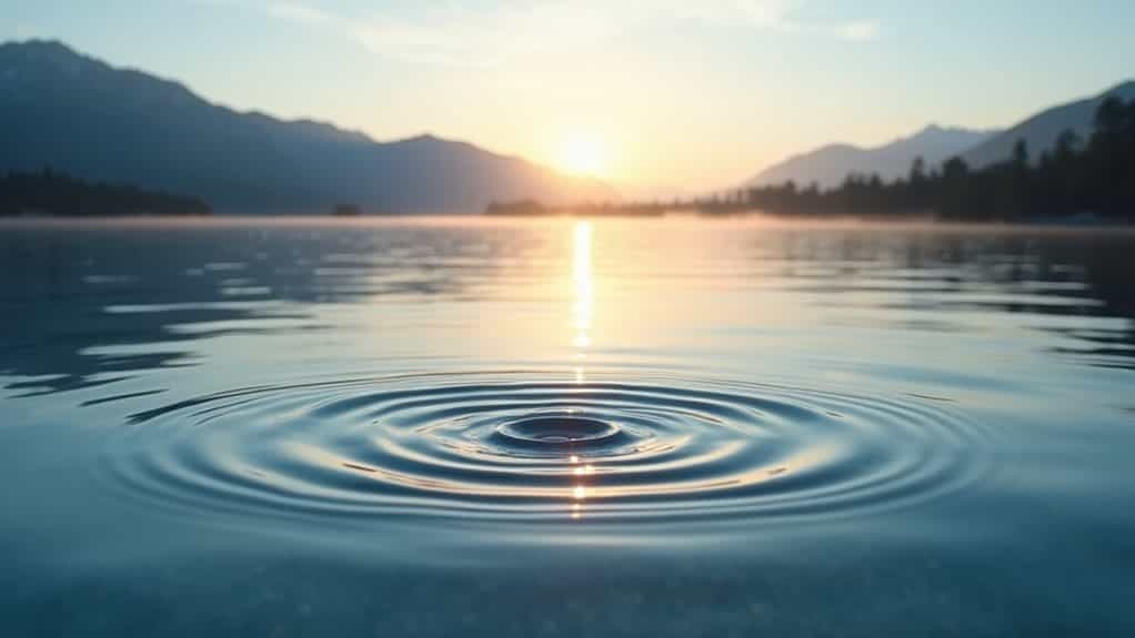 lake waves without wind