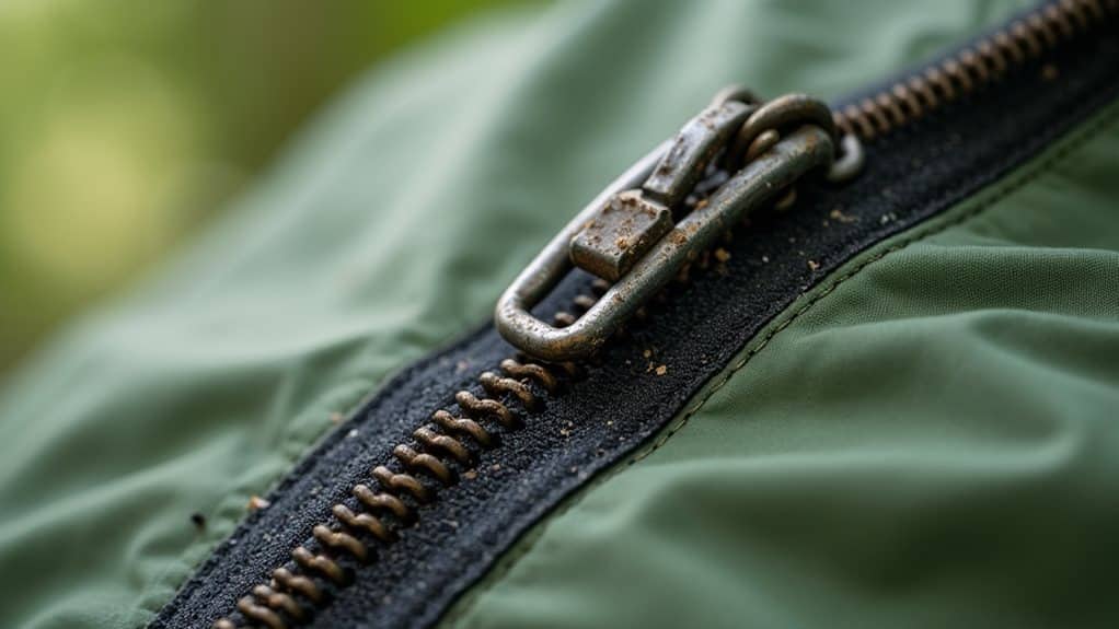 maintain clean lubricate zippers