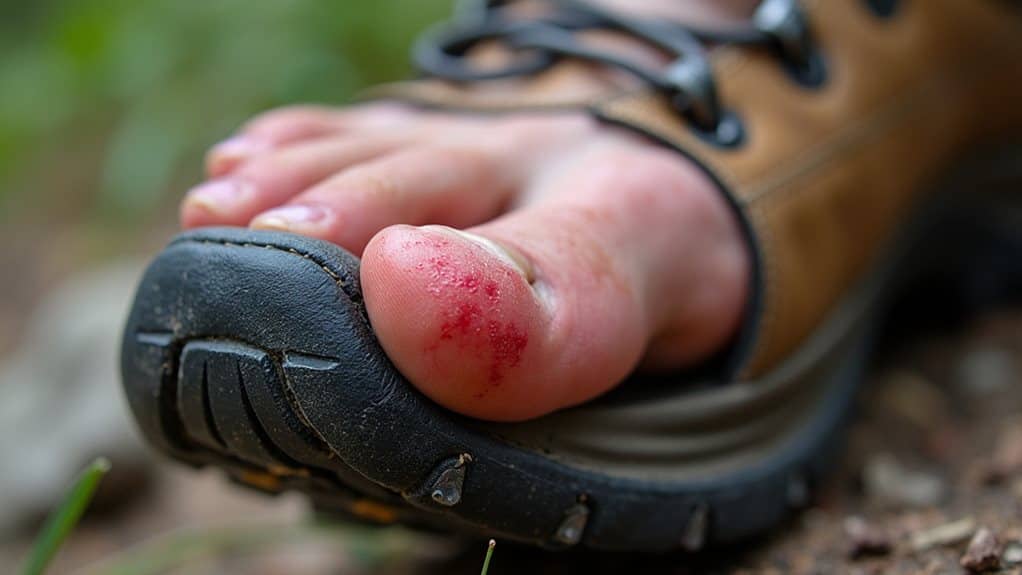 minimize shoe related skin damage