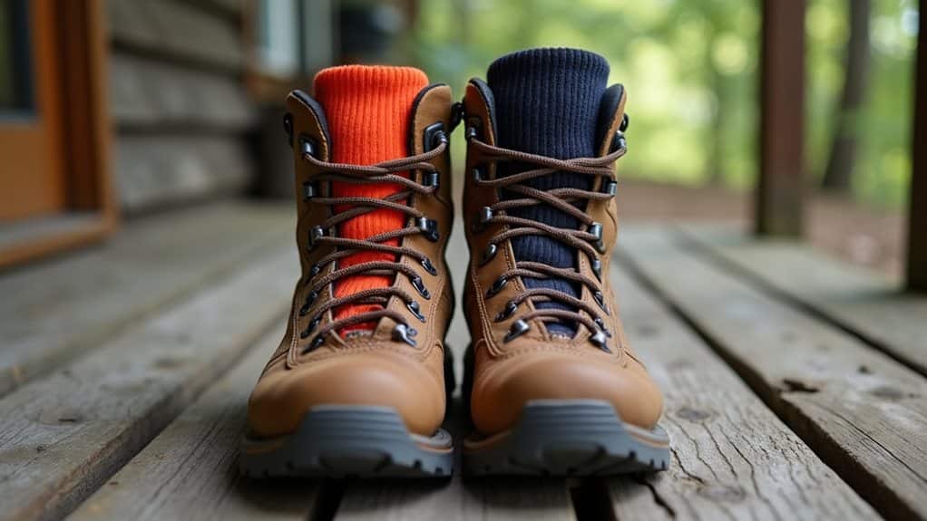 moisture wicking double layer socks