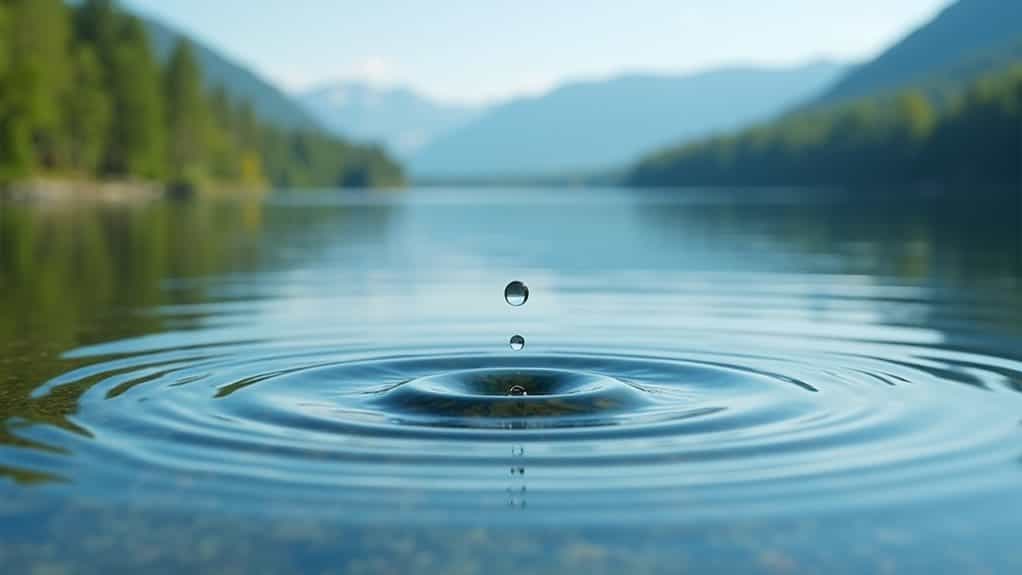 object impact creates ripples