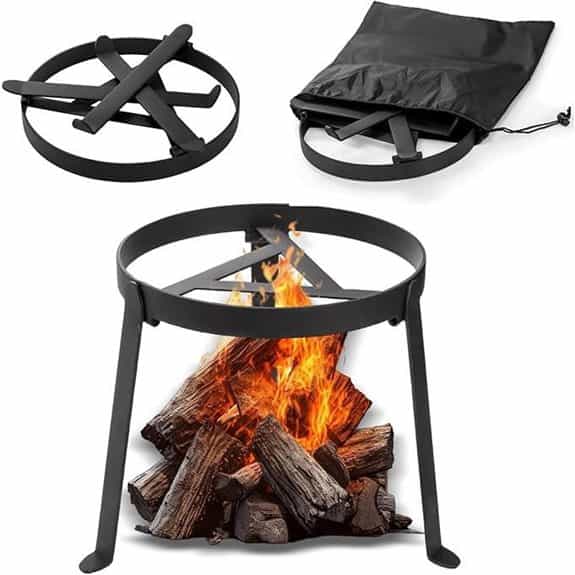 Portable Foldable Campfire Tripod for Cooking