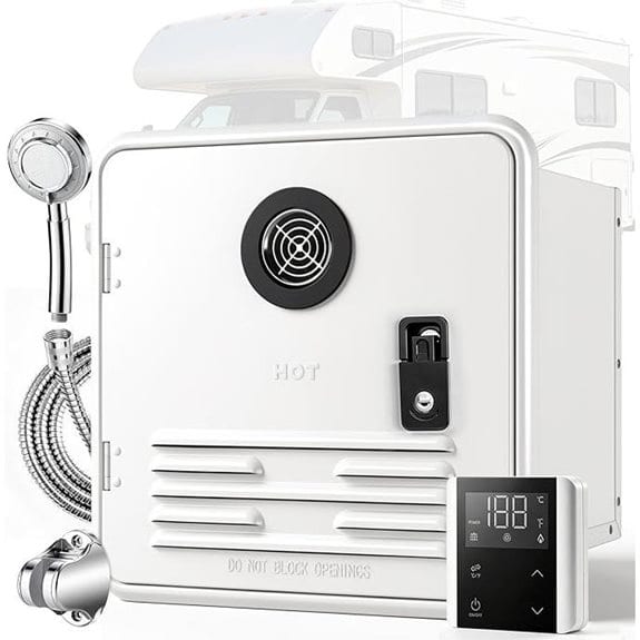 Silvbott RV Tankless Propane Water Heater with Remote