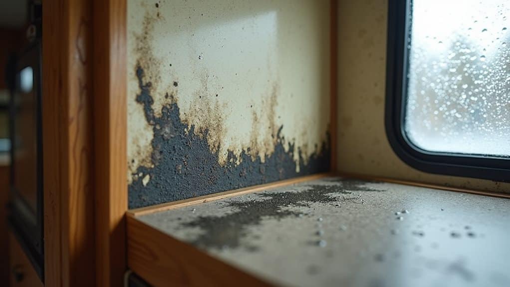 trapped moisture causes mold