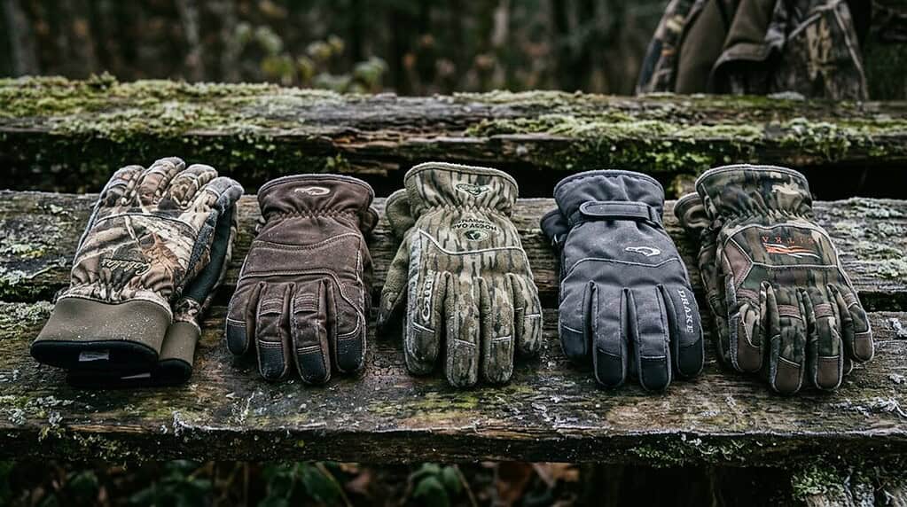 cold weather duck hunting gloves